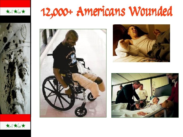 12, 000+ Americans Wounded 
