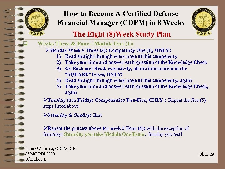 How to Become A Certified Defense Financial Manager (CDFM) in 8 Weeks The Eight