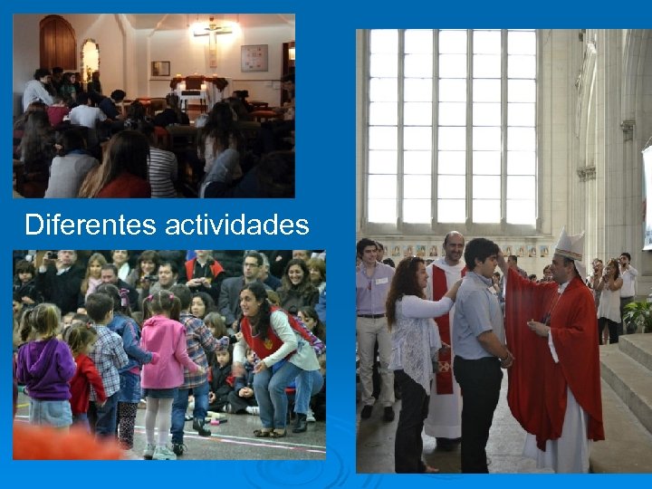 Diferentes actividades 