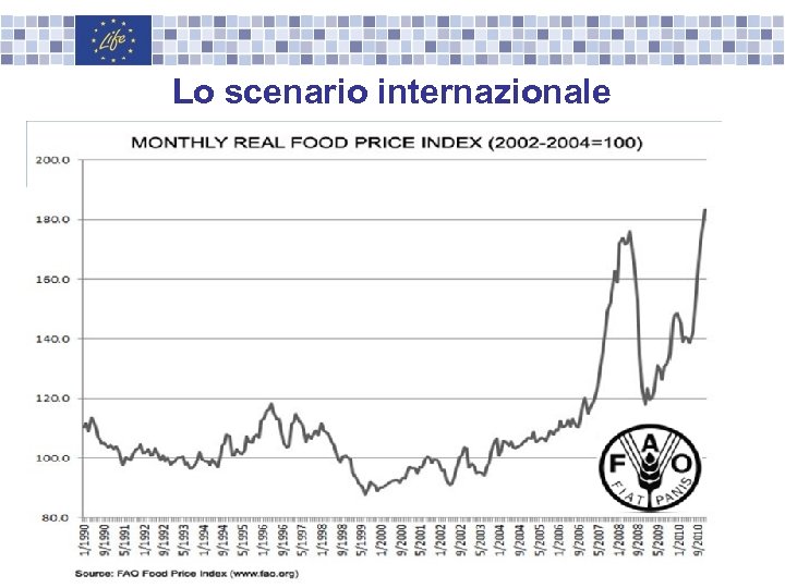 Lo scenario internazionale 