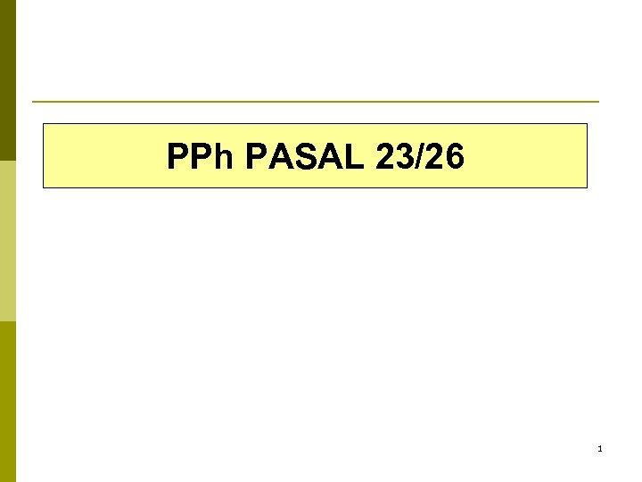 PPh PASAL 23/26 1 