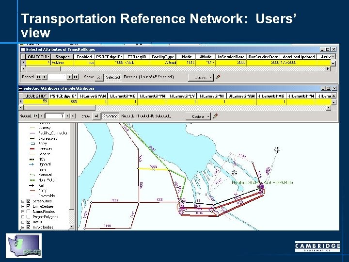 Transportation Reference Network: Users’ view 