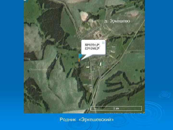 д. Эркешево Родник «Эркешевский» 