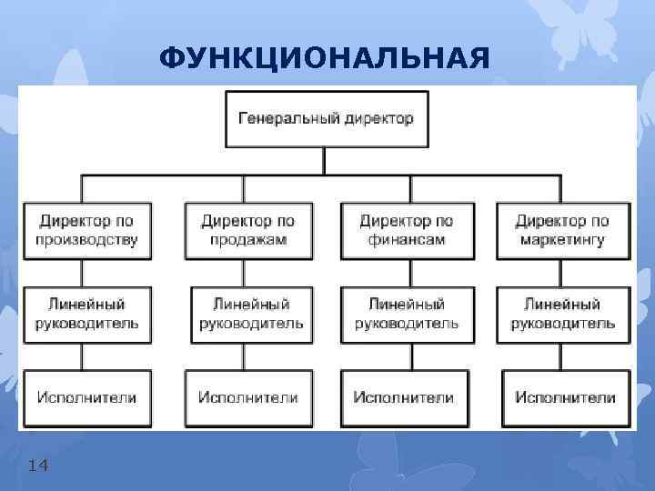 Функциональная структура управления проектами включает управление