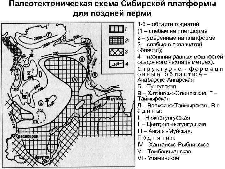 Палеогеографическая схема западной сибири конторович