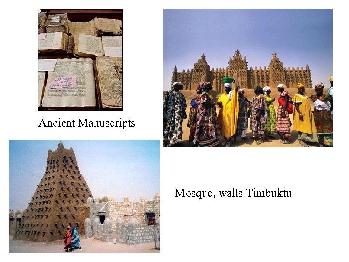 Ancient Manuscripts Mosque, walls Timbuktu 