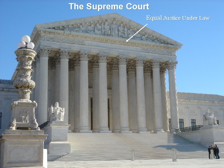 The Supreme Court Equal Justice Under Law 