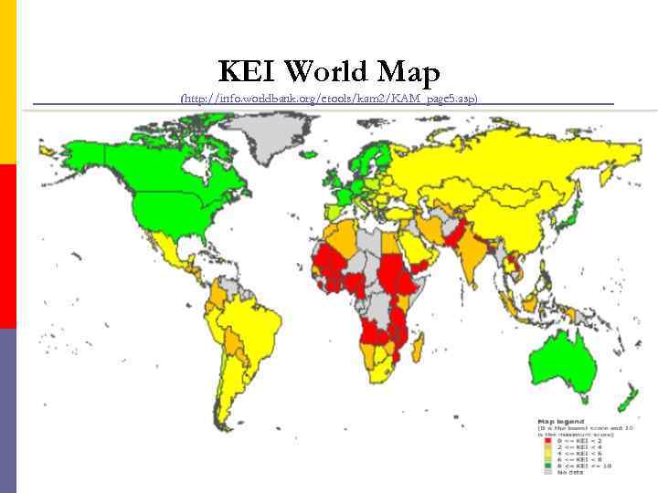 KEI World Map (http: //info. worldbank. org/etools/kam 2/KAM_page 5. asp) 