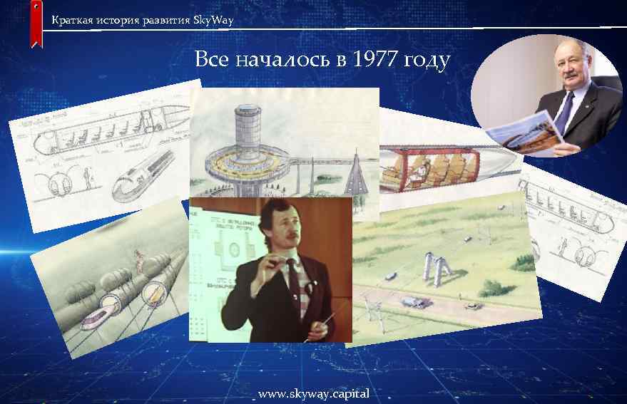 Краткая история развития Sky. Way Все началось в 1977 году www. skyway. capital 