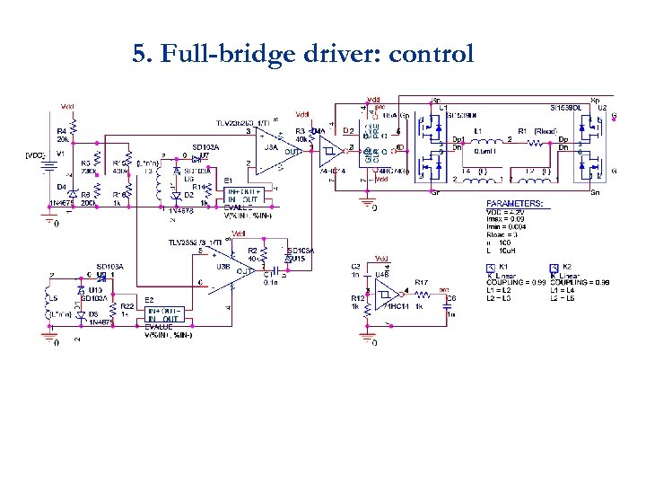 5. Full-bridge driver: control 