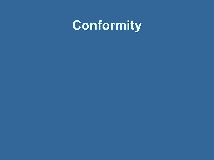Conformity 
