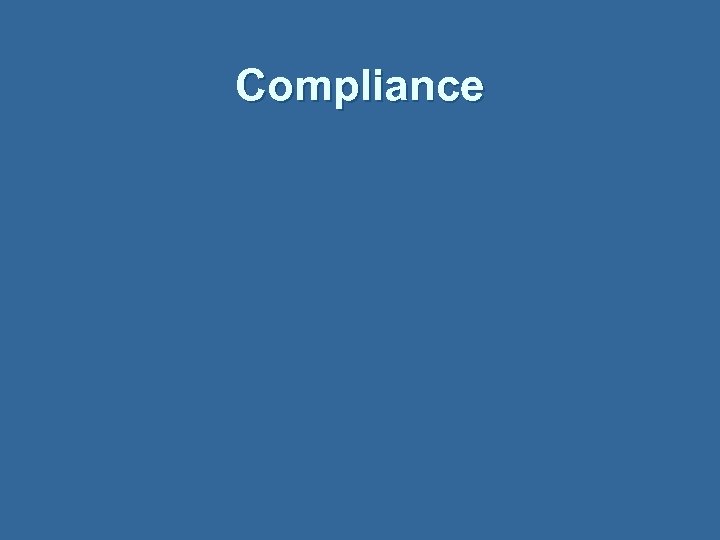 Compliance 