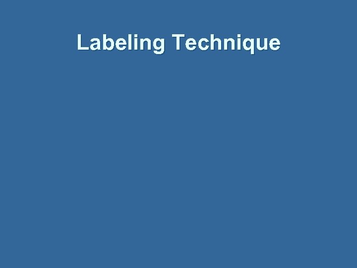 Labeling Technique 