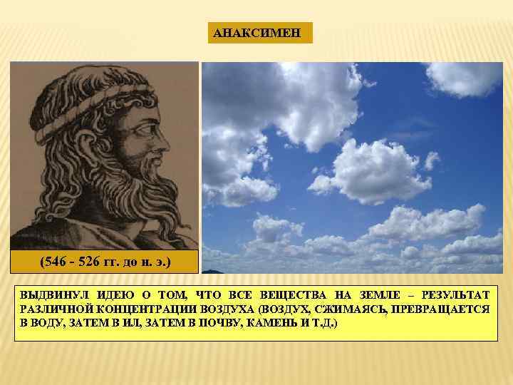 Кто выдвинул идею. Анаксимен первооснова. Анаксимен философия. Анаксимен философ кратко. Первоосновы мира Анаксимена.