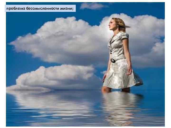 проблема бессмысленности жизни; 