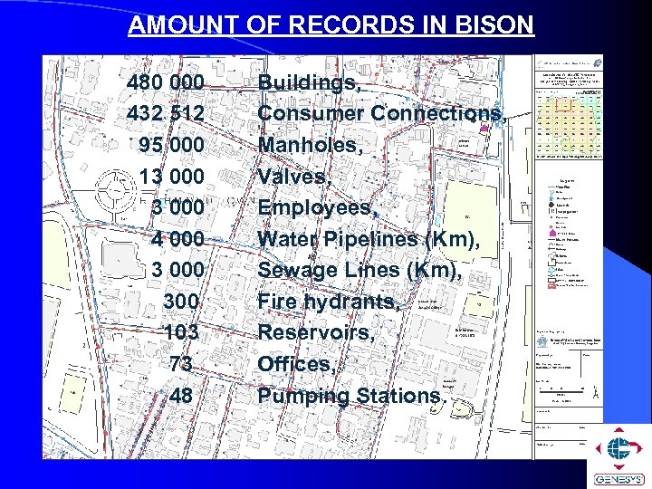 AMOUNT OF RECORDS IN BISON 480 000 432 512 95 000 13 000 4