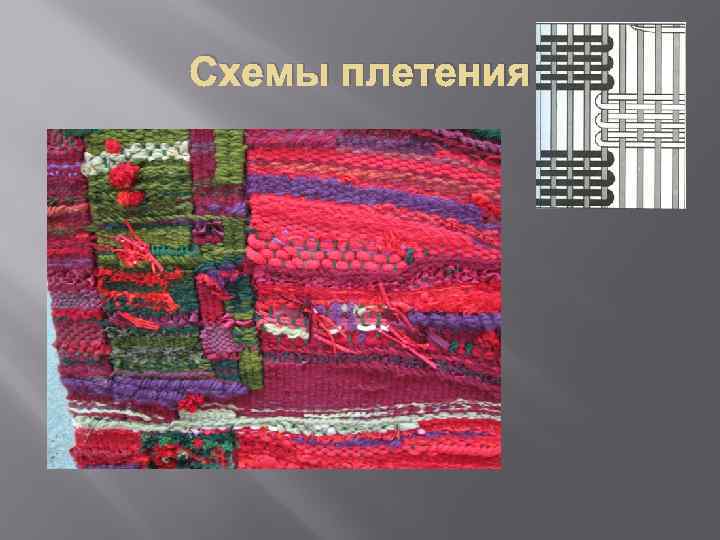 Схемы плетения 