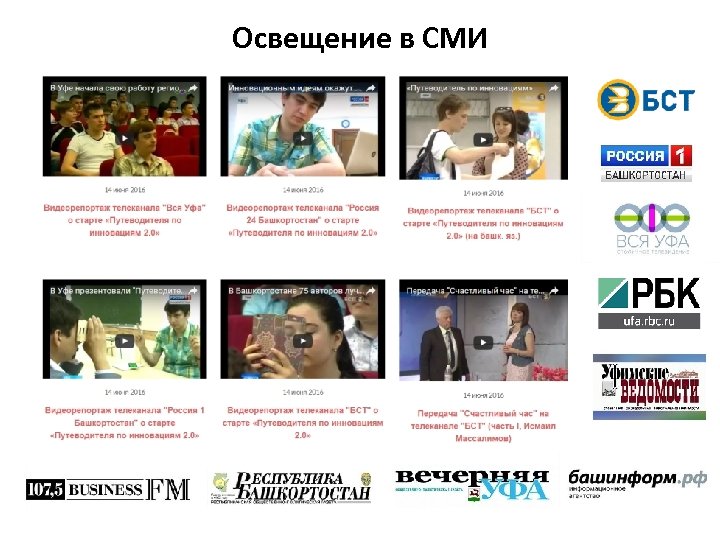 Освещение в СМИ 