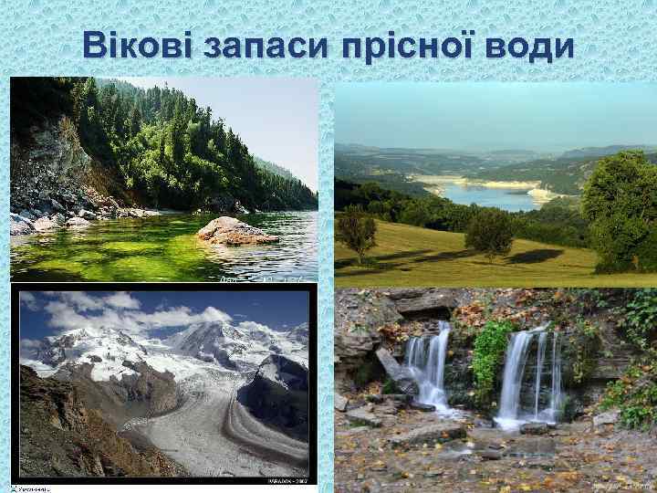 Вікові запаси прісної води 
