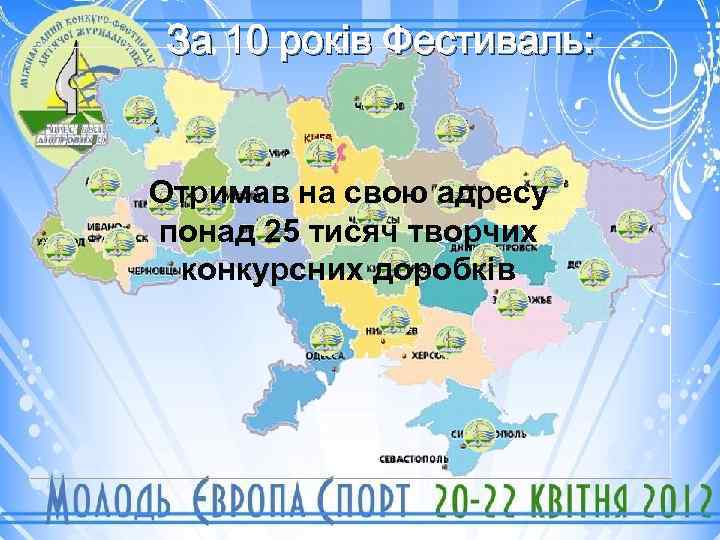 За 10 років Фестиваль: Отримав на свою адресу понад 25 тисяч творчих конкурсних доробків