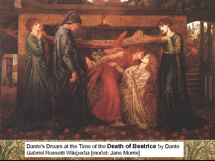 Dante's Dream at the Time of the Death of Beatrice by Dante Gabriel Rossetti