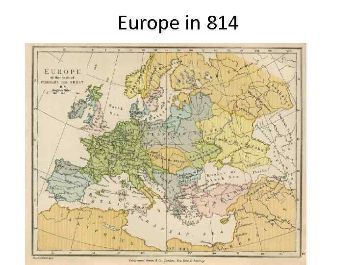 Europe in 814 
