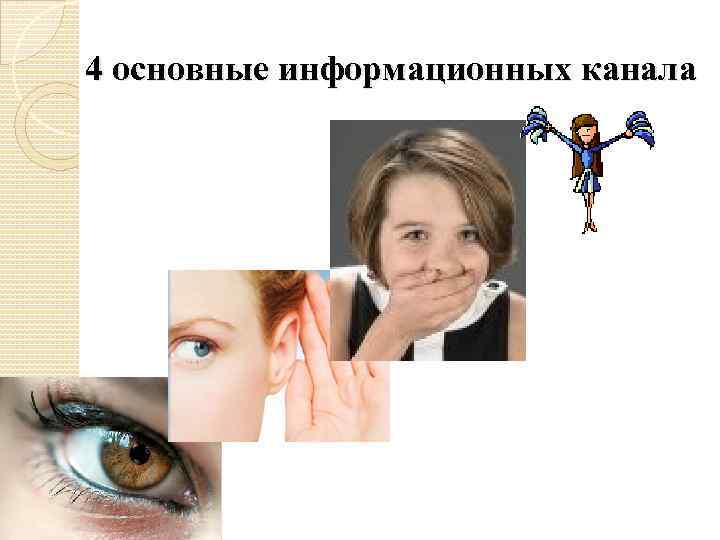 4 основные информационных канала 