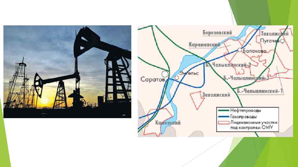 Топливные ресурсы поволжья представлены нефтью газом