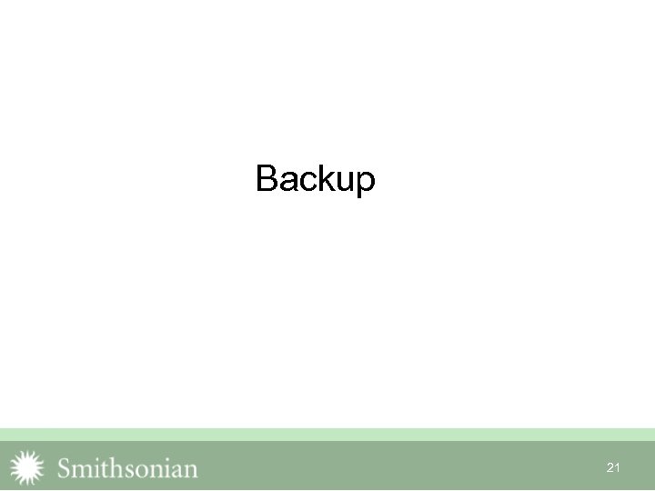 Backup 21 