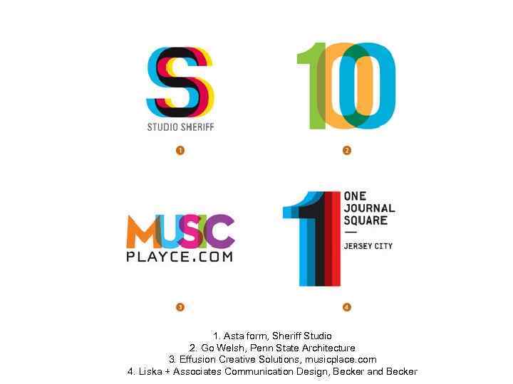 1. Asta form, Sheriff Studio 2. Go Welsh, Penn State Architecture 3. Effusion Creative