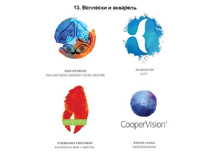 13. Всплески и акварель 