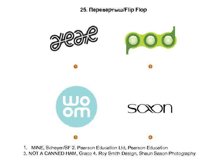 25. Перевертыш/Flip Flop 1. MINE, Scheyer/SF 2. Pearson Education Ltd, Pearson Education 3. NOT