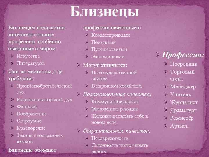 Качества близнецов. Положительные и отрицательные качества близнецов. Главные качества близнецов. Положительные качества близнецов. Близнецы профессии.