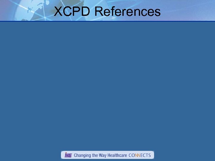 XCPD References 