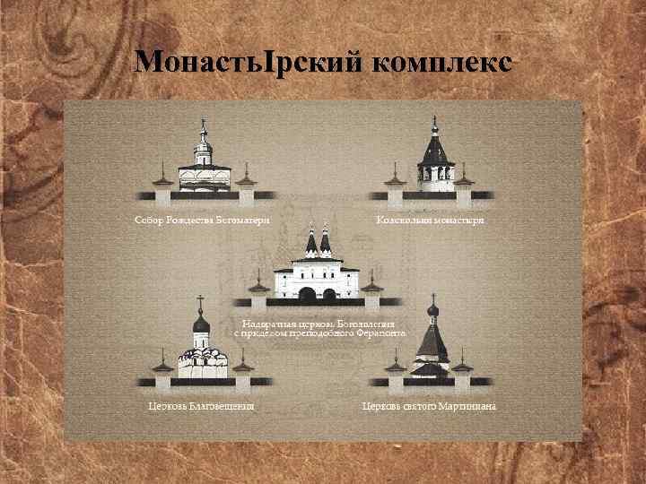 Монасть. Iрский комплекс 