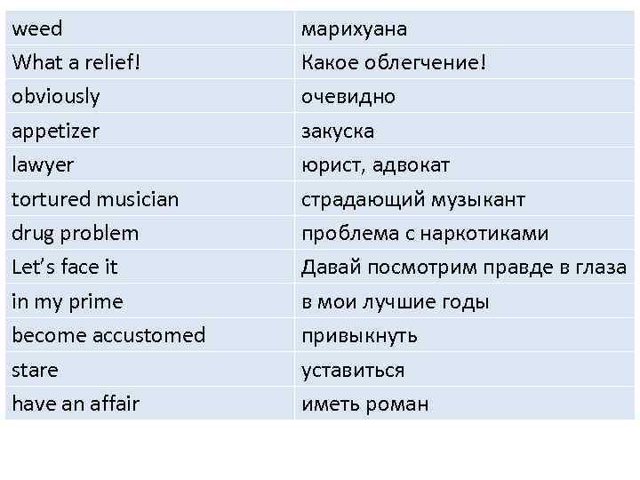weed What a relief! obviously appetizer lawyer tortured musician drug problem Let’s face it