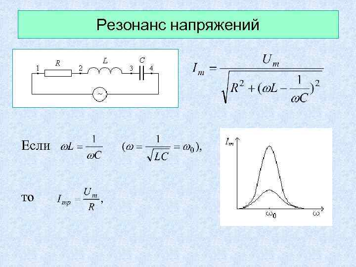 Резонанс напряжений презентация