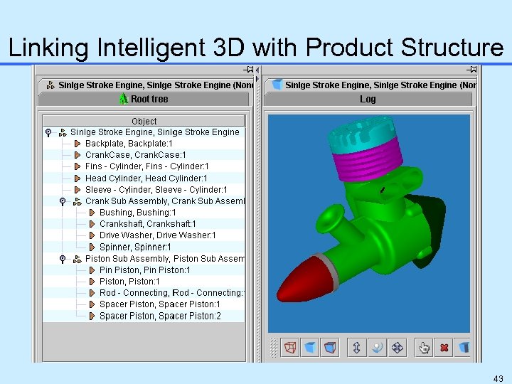 Linking Intelligent 3 D with Product Structure 43 