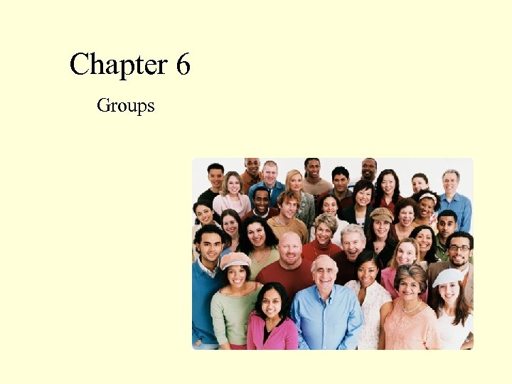 Chapter 6 Groups 