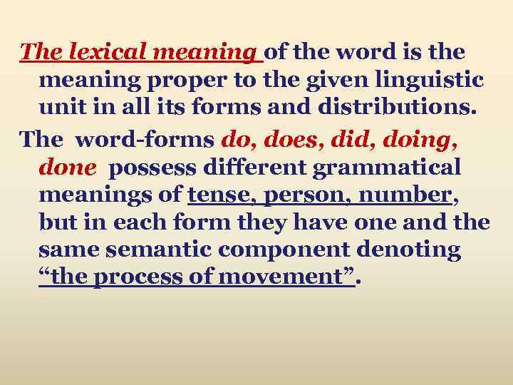 Types Of Word Meaning Denotational And Connotational Components