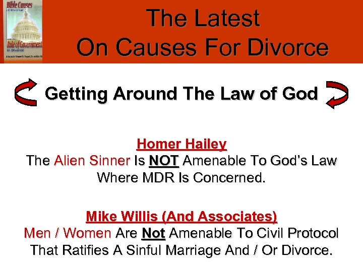 The Latest On Causes For Divorce Getting Around The Law of God Homer Hailey