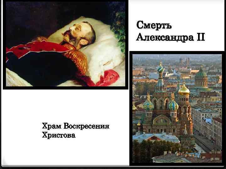 Смерть Александра II Храм Воскресения Христова 