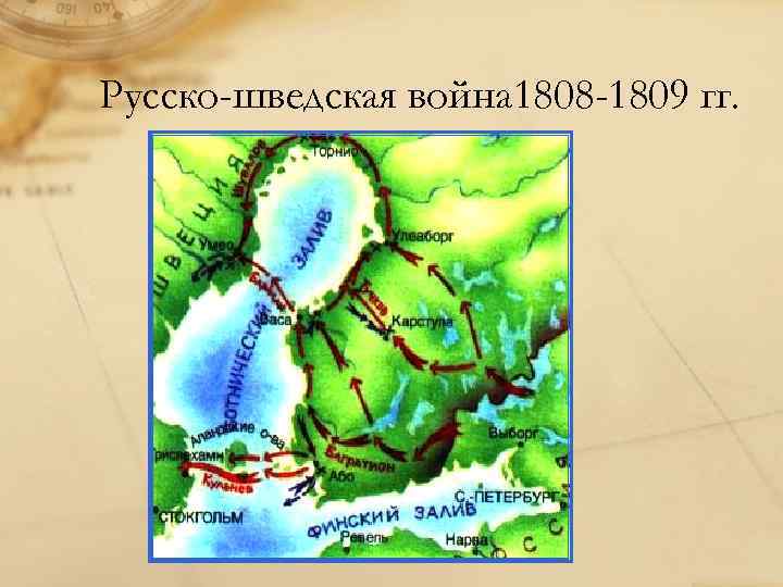 Русско-шведская война 1808 -1809 гг. 