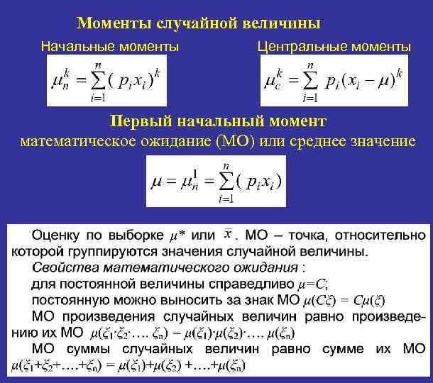 Размах медиана дисперсия