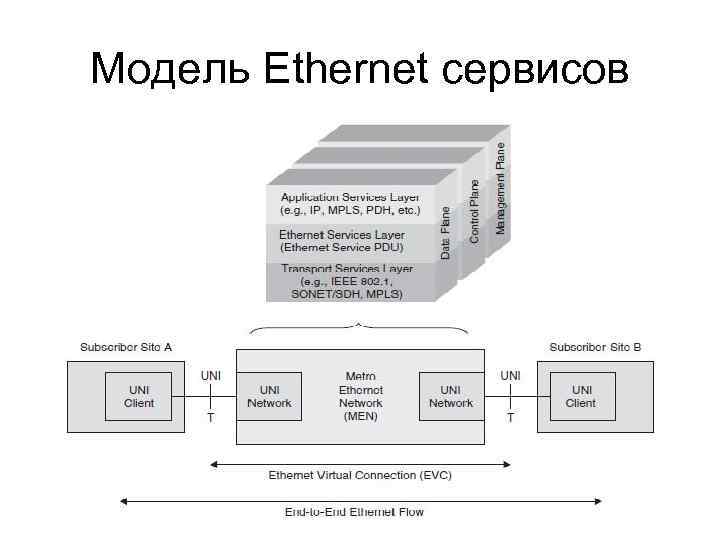 Модель Ethernet сервисов 