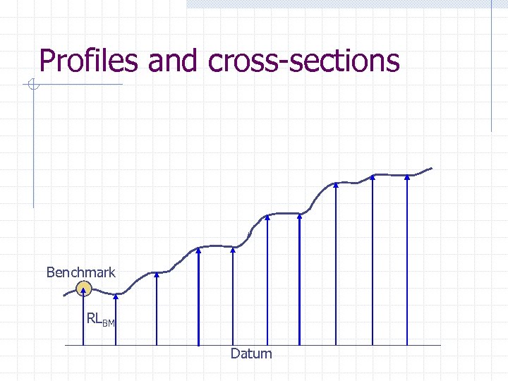 Profiles and cross-sections Benchmark RLBM Datum 