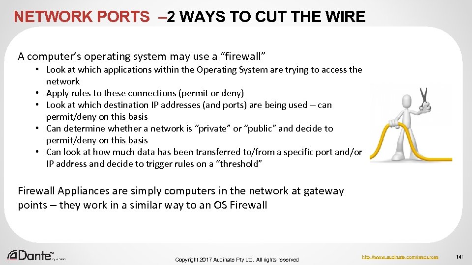 NETWORK PORTS – 2 WAYS TO CUT THE WIRE A computer’s operating system may