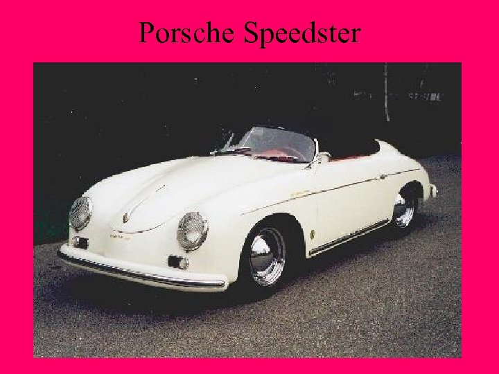 Porsche Speedster 