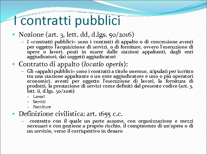 Il Nuovo Diritto Dei Contratti Pubblici Prof Ruggiero