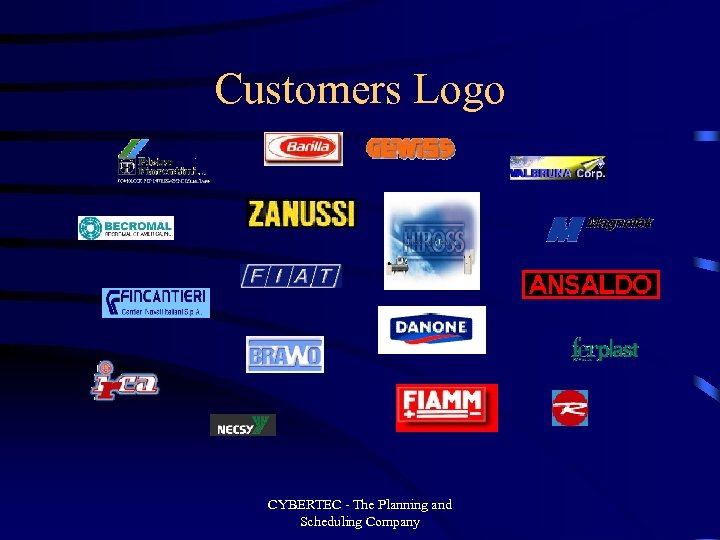 Customers Logo CYBERTEC - The Planning and Scheduling Company 
